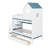 Kids’ Loft Bed Featuring House-Shaped Enclosure, Drawer, Staircase Access, And Integrated LED-1819966582