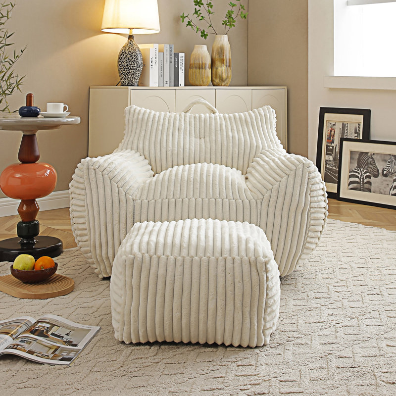 Fauteuil Lazy, Beige