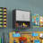 Metal Wall Cabinet With Shelf. For Garage, Warehouse, Office. Rust And Corrosion Proof Finish