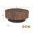 Solid Mango Wood Round Coffee Table-185056277