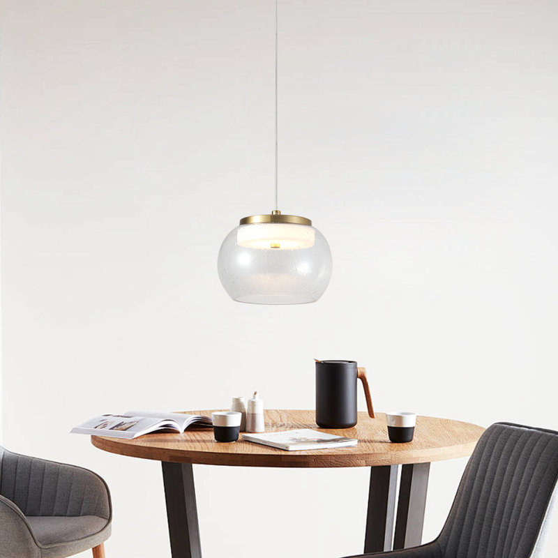 1 - Light Gold LED Single Pendant