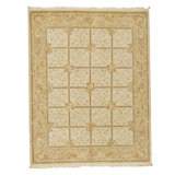 Handmade Silk and Wool Area Rug