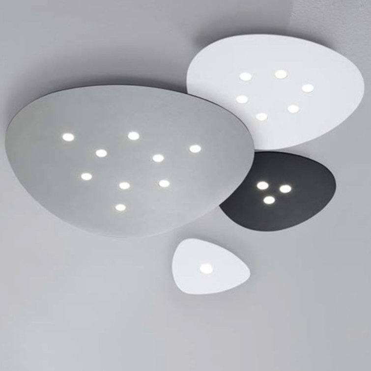 Scudo 9 - Light Unique/Statement Geometric LED Flush Mount