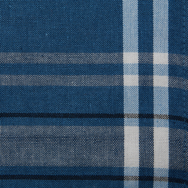 Shelton Striped 100% Cotton Table Runner, 14" W x 108" L, Blue