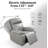 Evany 40.5"Faux Leather Recliner-8725009