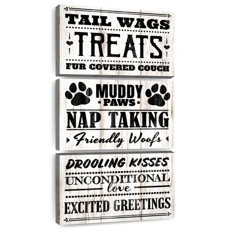 Avantages d'avoir une typographie de chien, H 27 po x l 12 po