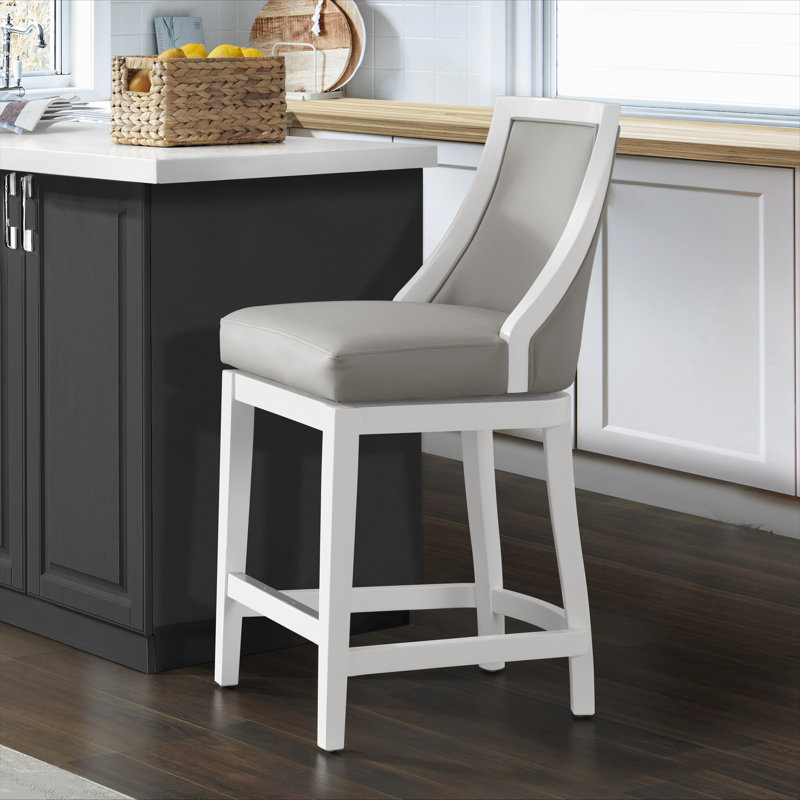 Ellie Bar Height Swivel Stool, 26-Inch Seat Height, Single, Counter Stool (26" Seat Height), 1