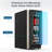 VUSHINE 60-Can Under Counter Beverage Refrigerator, 12" Slim Built-In or Freestanding Fridge, Round Handle
