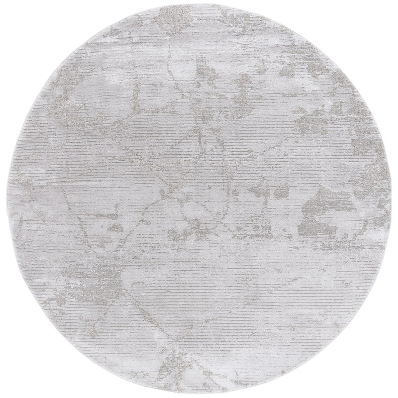 Maximous Performance Abstract Rug, Round 6'7"