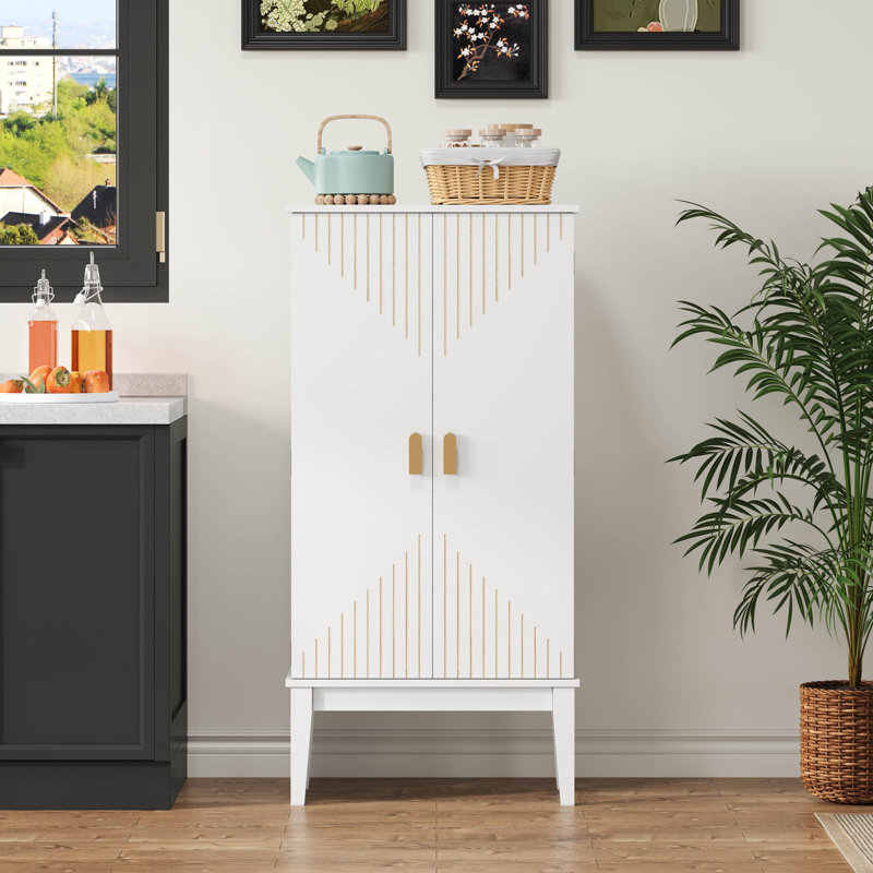120cm Kitchen Pantry, White