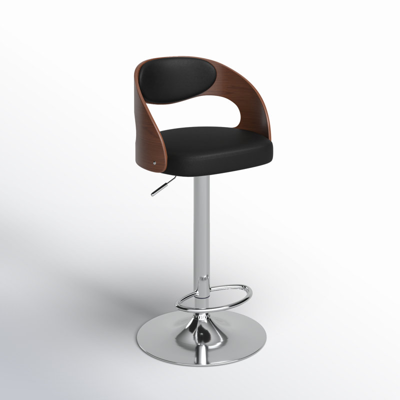 Tabouret de bar Weinberg, Noir