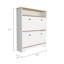 Range-chaussures, une tablette ouverte, deux armoires extensibles-93836556