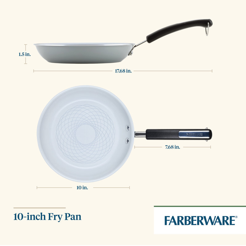 Farberware Eco Advantage Ceramic Nonstick Frying Pan/Skillet, 10 Inch