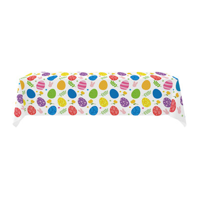 Easter Themed Painted Disposable Tablecloth Valentine's Day Holiday Decoration Holiday Party Decoration Disposable Tablecloth