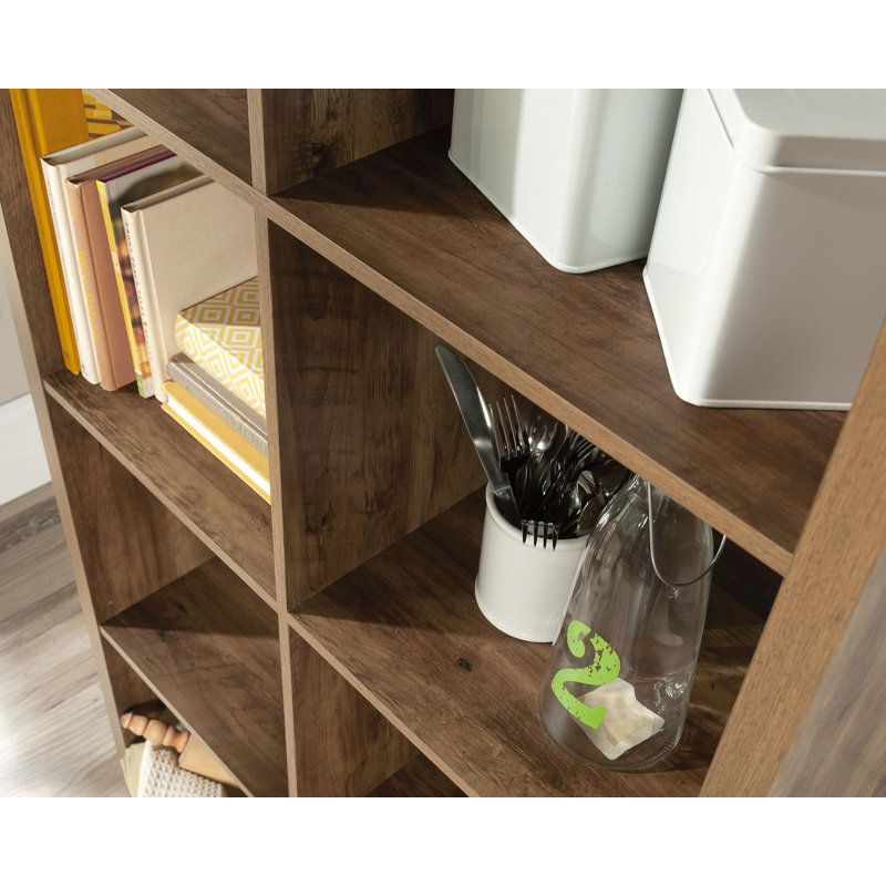 Bibliothèque à cubes Chrisine, Brun, (8 tablettes) H 58 po x l 30 po x P 13 po