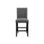 2 tabourets de bar, chaises de salle à manger rembourrées avec garniture cloutée-443104631