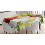 Baubles Noel Yuletide Theme Celebration Motif Winter Season Tablecloth