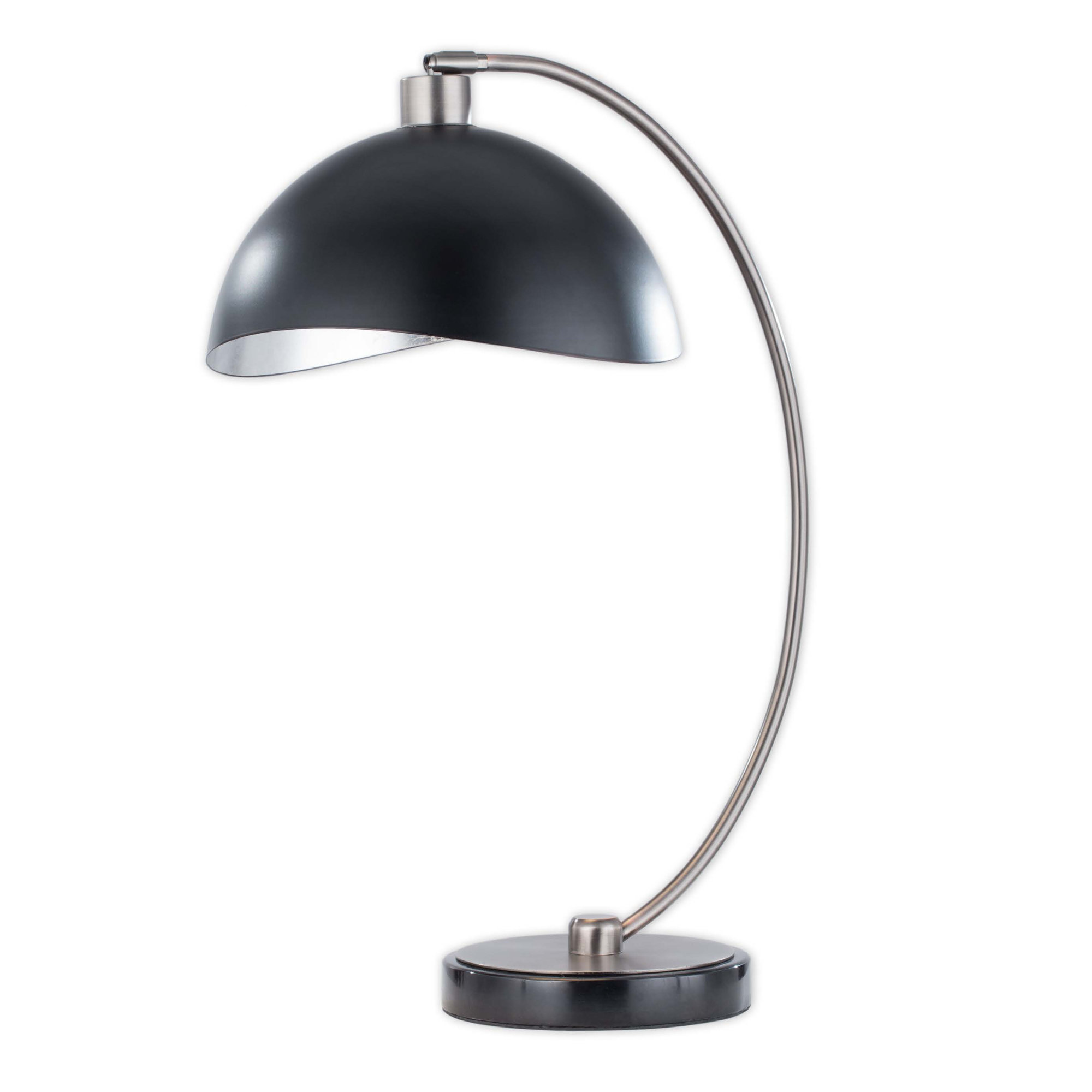 Luna Bella Bella 24" Dimmable Table Lamp, Black, Matte Black