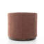 Fauteuil demi-tonneau pivotant en bois massif (ensemble de 2)-886466793