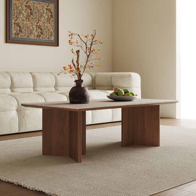 Table de bout Vintage, H 15,7 po x L 55,1 po x l 31,5 po