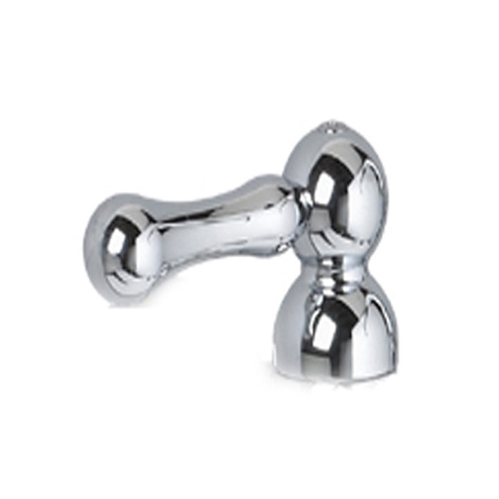 Polished Chrome Wall-Mounted Faucet Handle and Screw Kit