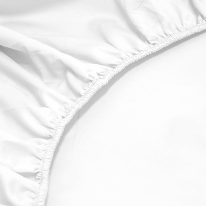 Egyptian-Quality Cotton 4pc. Sheet Set, White, Queen 4pc. Sheet Set