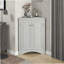 Armoire de rangement triangulaire pour salle de bain avec tablettes réglables, armoire de plancher autoportante pour la cuisine à domicile-495710472