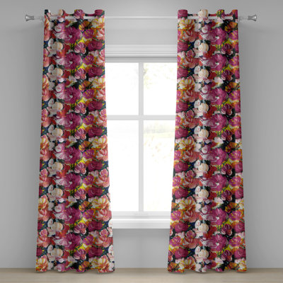 Dameion Semi Sheer Curtain Pair