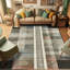 Tapis décoratif long en fibres de polyester à haute densité Ambesonne-97178074