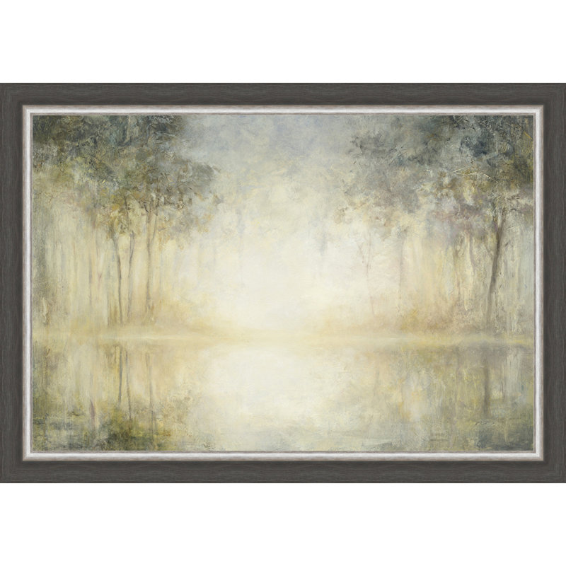 « matinée brume », reproduction d’art encadrée