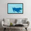 «Be Persistent, Blue On Blue» par Dog is Good and Cat is Good - reproduction d'art sur toile tendue-73649837-73649838-73649844