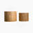 Nesting Coffee Table Set Of 2, Modern Round Coffee Table, Wooden Circle Accent Tables For Small Spaces Living Room Bedroom Balcony Office Drum Side Table, Natural Wood With Real Tree Ring-2033750931