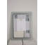 Miroir de salle de bain rectangulaire à DEL de 61 cm (L) × 81 cm (H), équipé d'un éclairage avant et arrière et d'un système antibuée intégré.