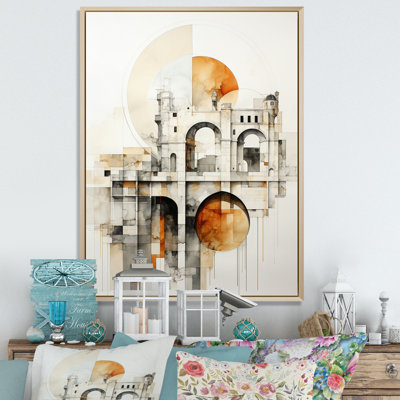 Impression sur toile Grey Bridge Minimalistic II - Cityscapes