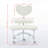 Meditation Chair Plus, Teddy Fleece Double-Layer Padding Cross Legged Rolling Chair For ADHD, Criss Cross Desk Chair With Lumbar Support, Adjustable Stool, Flexible For Fidgety Sitters