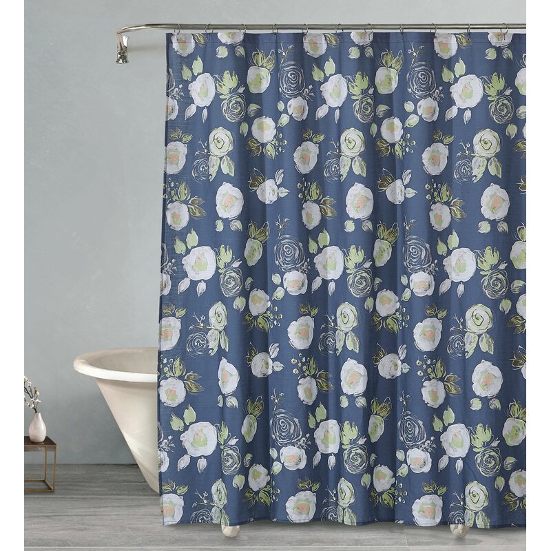 House of Hampton® Kistner Floral Shower Curtain & Reviews | Wayfair