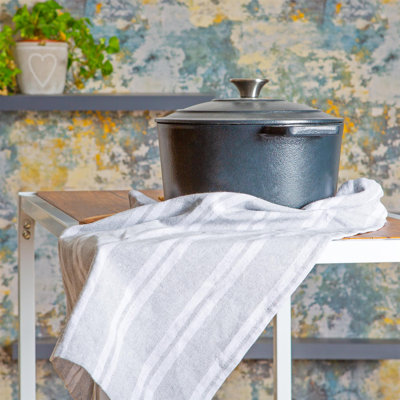 Cotton Stripe Tea Towel Kitchen Towel