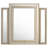Aikens 5-Piece Eastern King Bedroom Set Ivory And Camel With Flame Box Dresser-1110007476