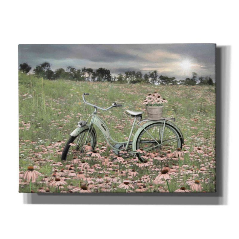 «Sagebrush vélo» par Lori Deiter - photographie sur toile tendue, H 12 po x l 16 po x P 0,75 po