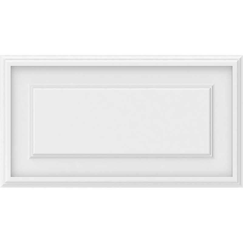 Legacy Raised Decorative Wall Panel, 12"H x 22"W x 0.63"D