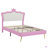 Upholstered Bed Frame With LED Lights-876683456