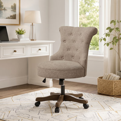 Asyra Wide Back Tufted Swivel Task Chair
