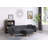 86.5"W Dark Gray Fabric Sectional Sofa Chaise