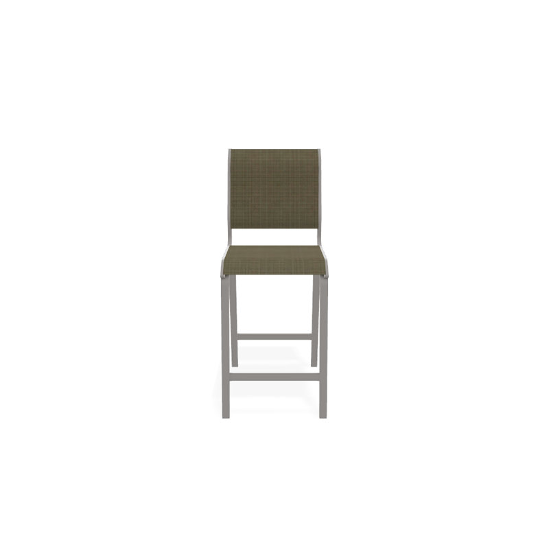 Tabouret de bar 26 po Holna, Gris chaleureux texturé, Pierre Elevation