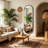 Oval Full‑Length Wall Mirror-1015434993