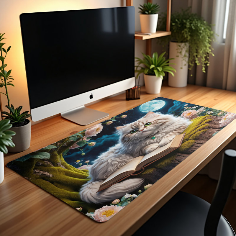Polyester Desk Pad, 23.6x13.8