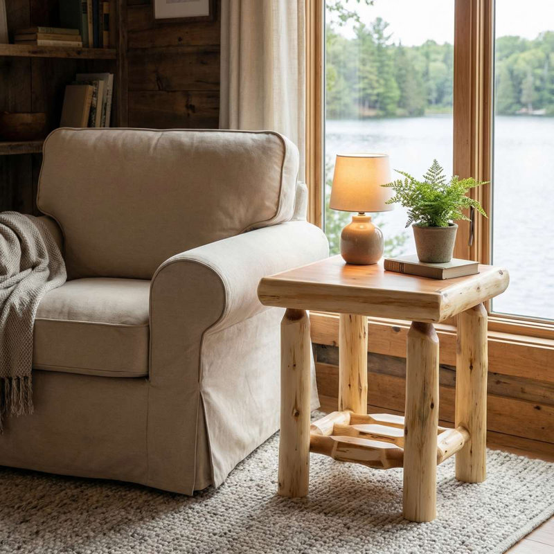 Table de bout Fireside Lodge Cedar