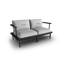 160cm Wide Ash Patio Sofa with Cushions-2016576797