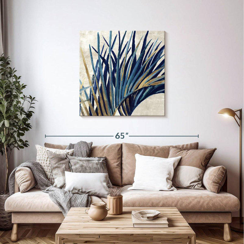 Harnek Easing Palm I, 36" H x 36" W