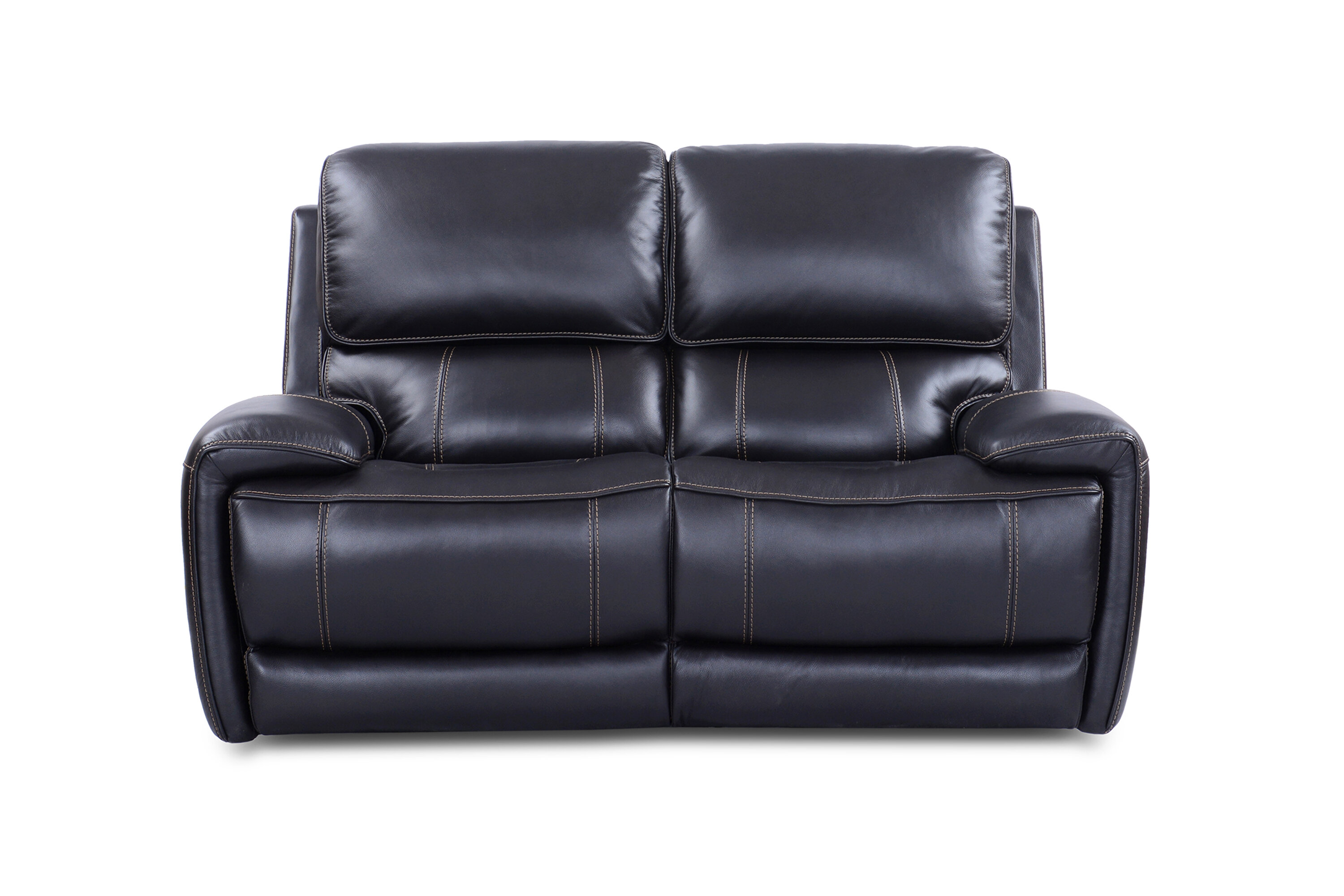 Black power on sale reclining loveseat